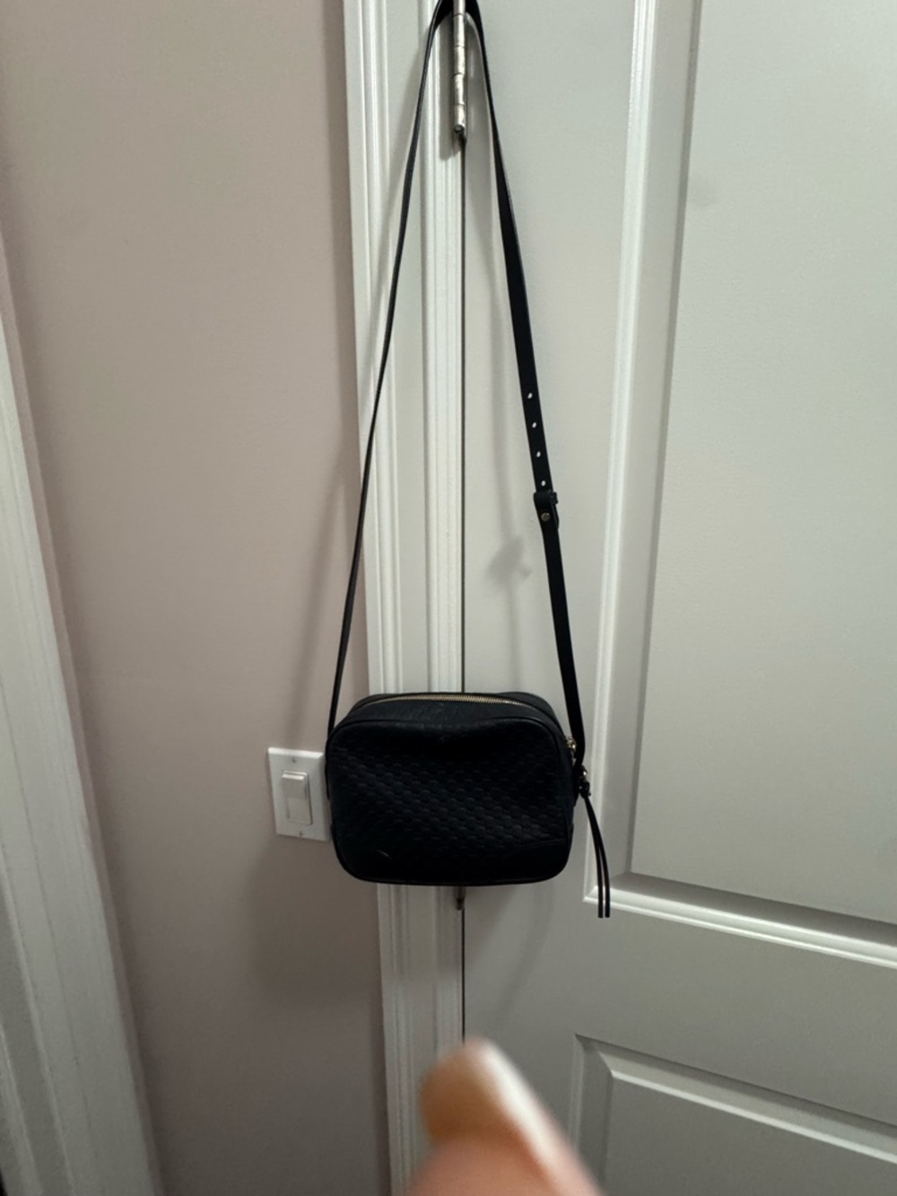 Gucci Black Quilted Leather Crossbody Bag